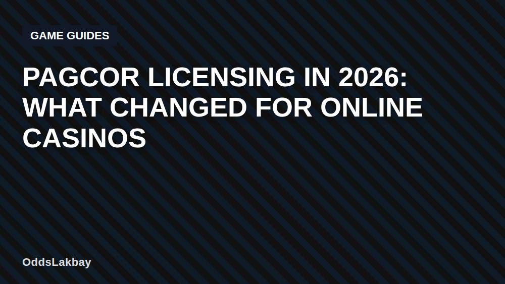PAGCOR Licensing in 2026: What Changed for Online Casinos